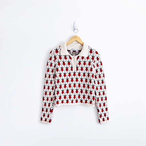 zara ladybug sweater